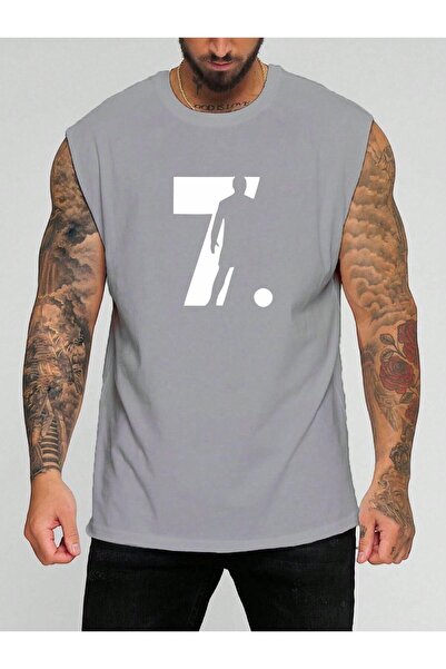 E-ROMA Tricou fără mâneci cu imprimeu pentru jucător de fotbal