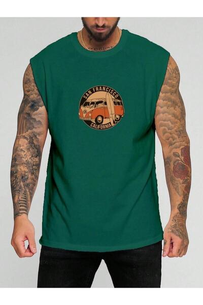 BENROMA Tricou fără mâneci imprimat