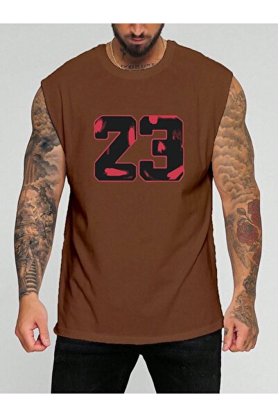 BENROMA 23 Блуза без ръкави с печат