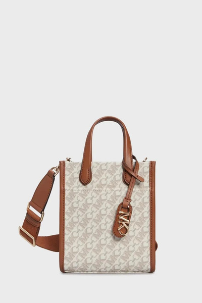 Michael Kors حقيبة بحزام تمديد قابل للإزالة مع شعار 32H3G3GC4B099 حقيبة 32H3G...