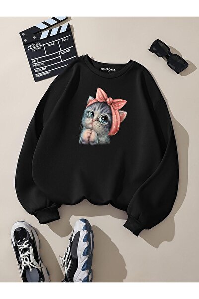 DM DOLCE MORE Hanorac unisex pentru copii, cu 3 fire, din bumbac pieptănat, c...