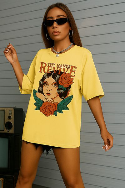 BENROMA In Cart 6 and Above Purchases Get 1 T-Shirt as a Gift - Unisex Mane Printed Tshirt