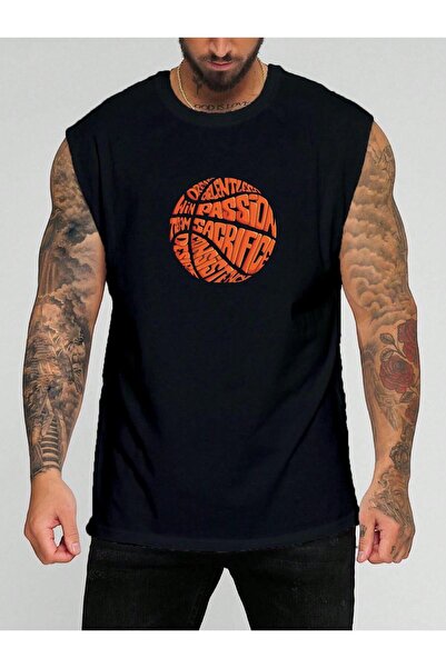 E-ROMA Tricou fără mâneci cu imprimeu Yopu de baschet