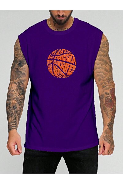 E-ROMA Tricou fără mâneci cu imprimeu Yopu de baschet