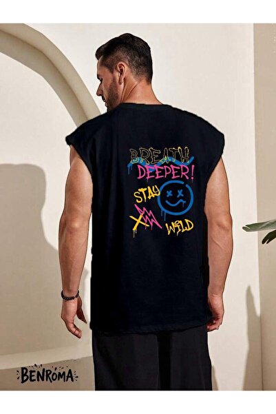 BENROMA Deeper Stay majica bez rukava sa printom