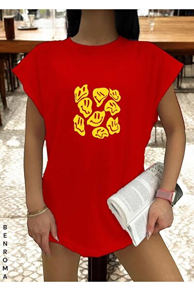 E-ROMA Majica bez rukava Štampana