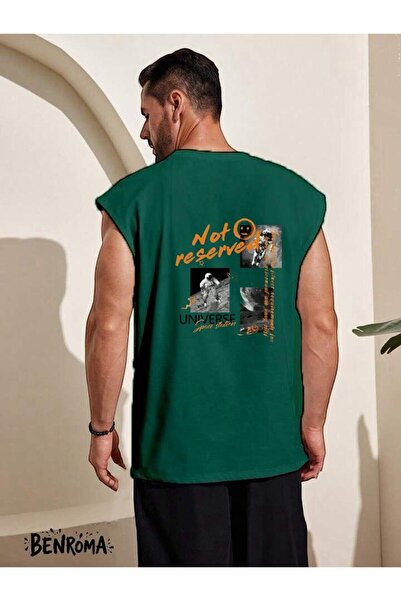 BENROMA Nije rezervisano T-shirt bez rukava sa štampanjem