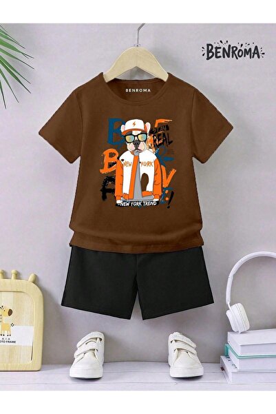 BENROMA Unisex set dječjih šortsa - Sa printom karaktera