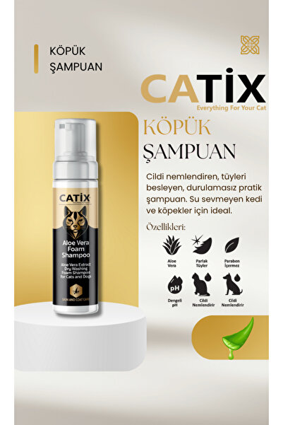 CATİX Aloe Vera Ve Buğday Özlü Köpük Şampuan 200 Ml