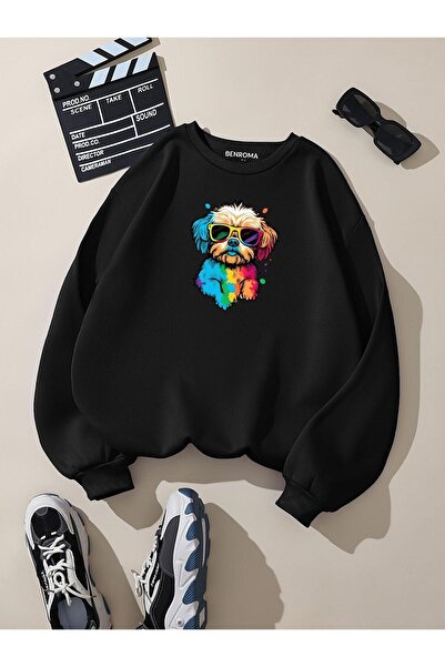 DM DOLCE MORE Hanorac pentru copii, unisex, cu 3 fire, din bumbac pieptănat, ...