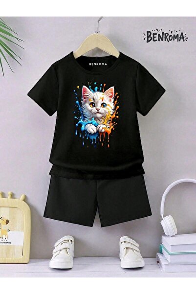 BENROMA Unisex set dječjih šortsa - Sa printom karaktera