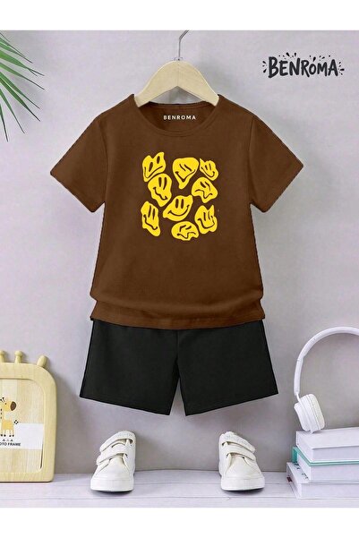 BENROMA Unisex set dječjih šortsa - Sa printom karaktera
