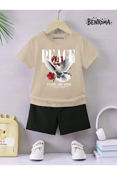 BENROMA Unisek dečiji šorc set - karakter štampan