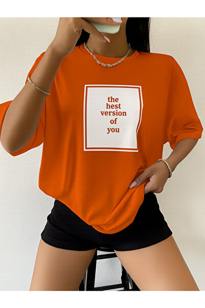 BENROMA Cel mai bun tricou unisex oversize imprimat