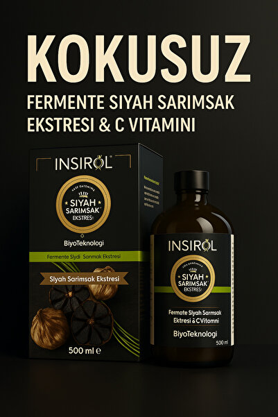 INSIROL Siyah Sarımsak Ekstresi (500 ML)