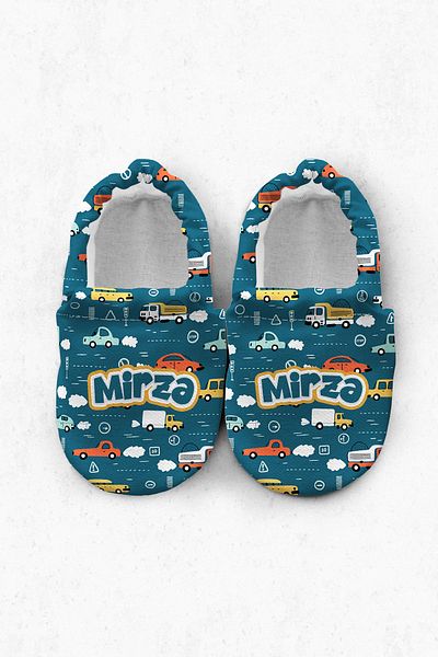 Kokopatik , Personalizat, Ghete pentru bebeluși din bumbac organic, Pantofi, Ghete cu model de mașini