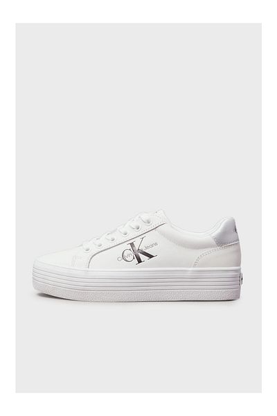 Calvin Klein adidași cu platformă bleumarin - adidași cu formă plată