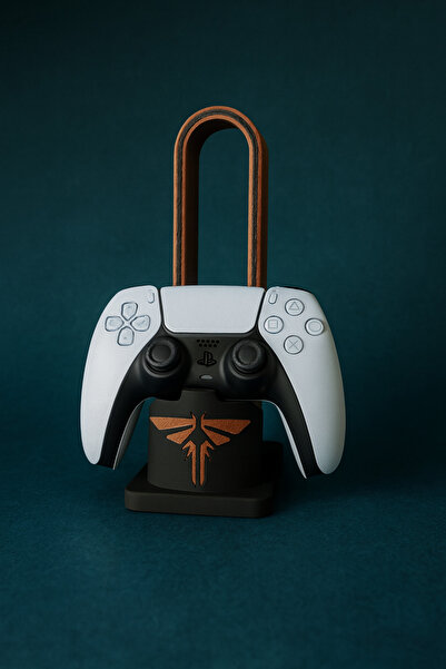 PUREYSMA The Last of Us Kulaklık Standı ve Oyun Kolu Tutucu | PS5 Xbox Uyumlu...