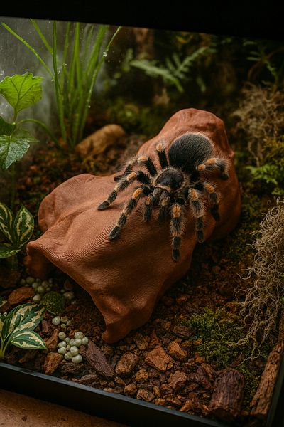 PUREYSMA Tree Bark Hideout for Reptiles |   3D Terrarium Tunnel Decor for Lizards & Snakes