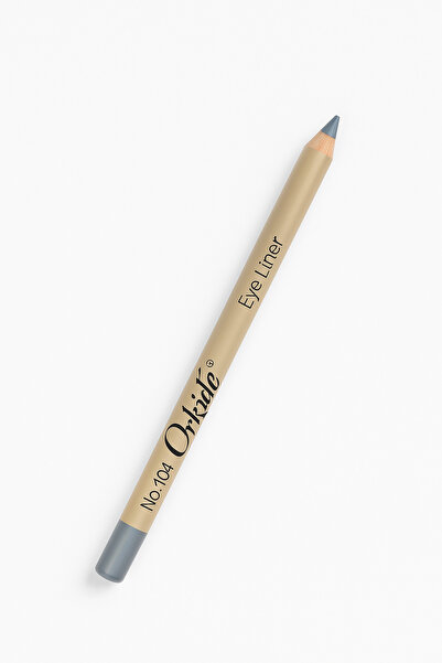 Orkide Eye Liner Suya Dayanıklı Orta Ton Gri Göz Kalemi no:104-Uzun Süre Kalıcı Makyaj