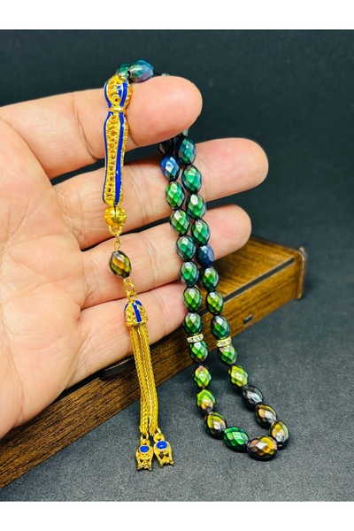 SanGümüş His taşı usta işçilikli imzalı maskot tesbih