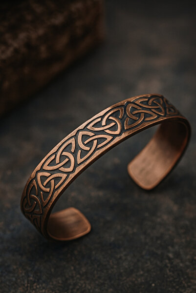 Soprano Silver Zincir Motifli Bakır Bileklik Has Bakır Ayarlanabilir