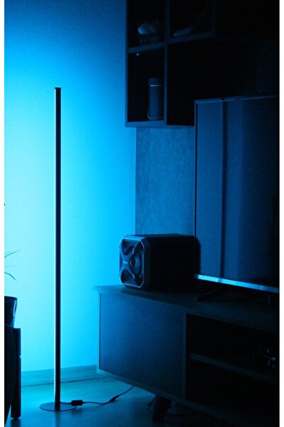 ÖZER LİGHT Dekoratif Köşe Led Lambader Rgb Kumandalı 16 Renk Ayaklı 120 cm