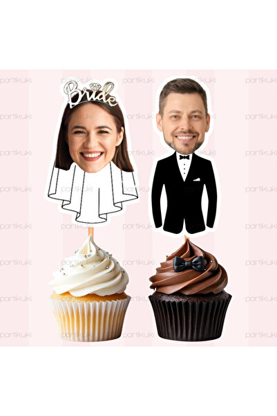 partikuki 10 Adet Bekarlığa Veda Partisi Bride To Be Kişiye Özel Fotoğraflı P...