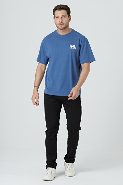 EXPIER 100% βαμβάκι, άνετη εφαρμογή, λαιμόκοψη, βασικό απλό κοντομάνικο μπλουζάκι με στάμπα TNT-007