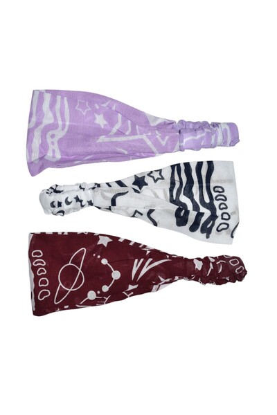 artıbir bodrum Bandana Parachute Model Elastic 3 Piece