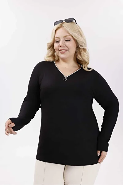 Noname Balanne Viscose Lycra Stone Mother Combed Cotton Crew Neck Long Sleeve Mother Blouse Women Middle Age and Above