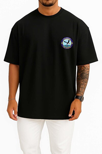Bahriyeli Collection Oversize Tcg Giresun F-491 Unisex T-Shirt with Pocket an...