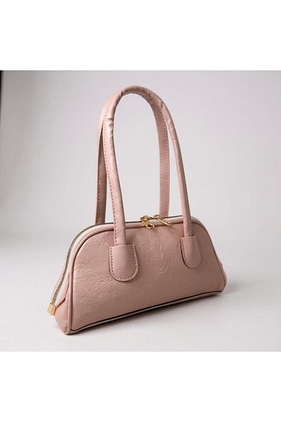 CELESTIAL COLLECTION Cuore Powder Stylish Design Gold Zippered Elegant Bag (En 25 - Boy 14 - Aski 20)