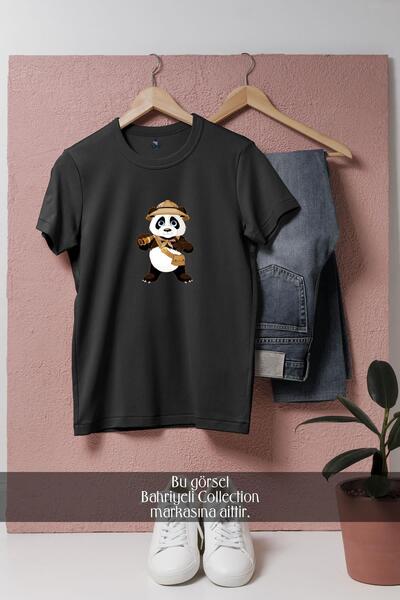 Bahriyeli Collection supradimensionat Panda Explorer, design de desene animat...