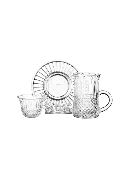 Dania 18-Piece Glass Tea Set