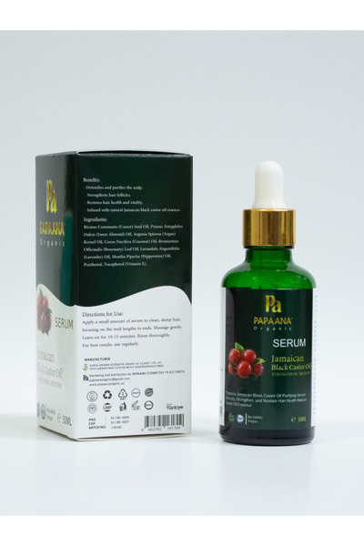 Papaana Organic Papaana Organics Jamaican Black Castor Oil Hair Serum (50ml)