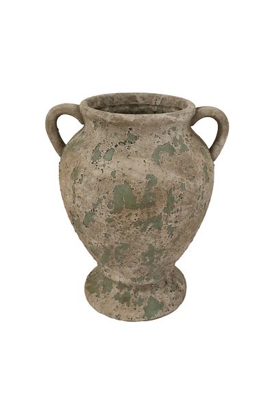 Generic Luxury Green Flower Clay Pot - Modern Piece (22*22*31 cm, 2.75 kg) - Perfect for Home & Garden