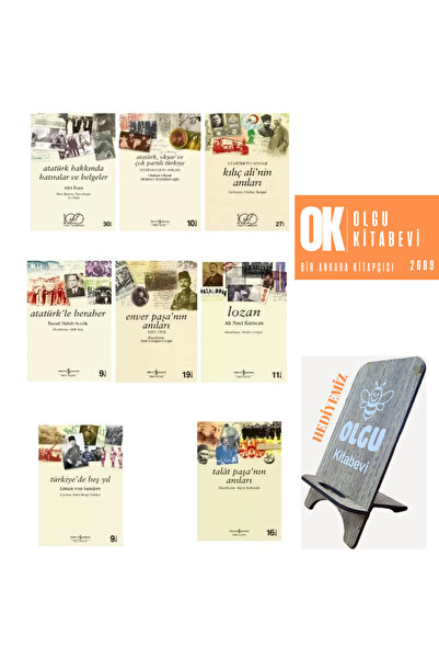 TÜRKİYE İŞ BANKASI KÜLTÜR YAYINLARI Enver Paşa’nın Anıları - Kılıç Ali’nin An...