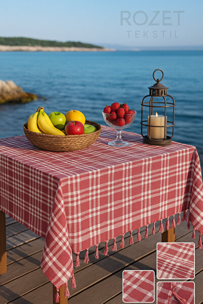 ROZET TEKSTİL Çok Amaçlı Sofra Bezi&Piknik Örtüsü