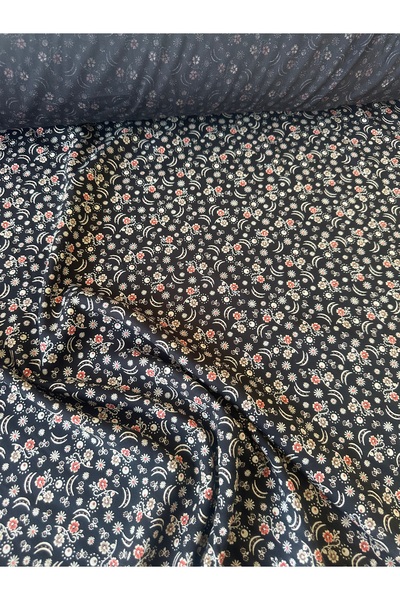 Hira Tor Tekstil Desenli Viskon Kumaş Tek En %100 Pamuk