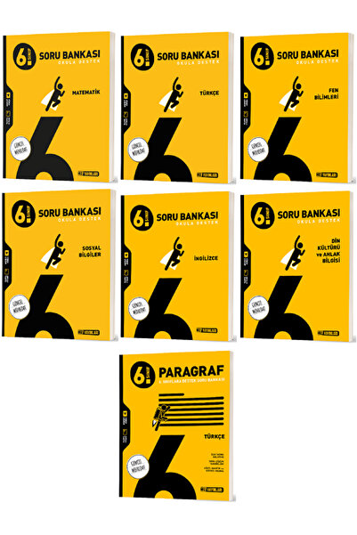 Açı Yayınları 6.Sınıf Hız Yayınları Matematik - Türkçe - Sosyal - İngilizce -...