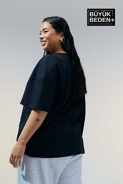 Superlife Women's Plus Size Sail Printed Crew Neck T-Shirt Spr25Btsk903
