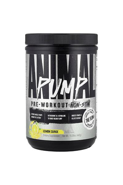 Universal Nutrition Animal Pump Pre-workout Non-stim, Lemon Surge, 442 gm