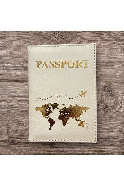 Payidar Hediyelik White Passport/Wallet/License Case