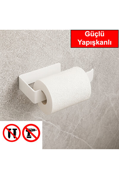 andela Güçlü Yapışkanlı Plastik Tuvalet Kağıdı Askısı Wc Kağıtlık Yapışkanlı ...