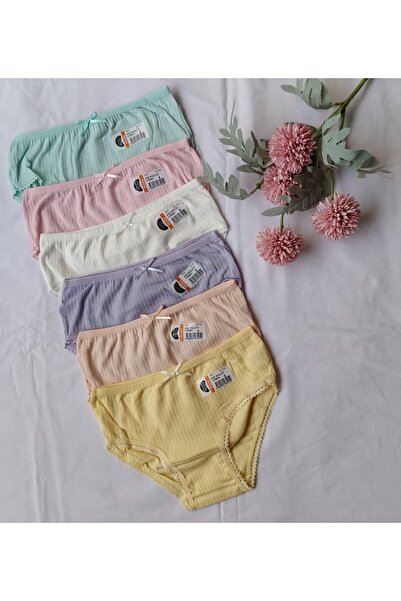 Butik Kız Çocuk Modal Külot 6'lı Paket 7017