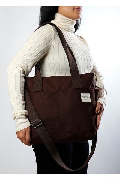 VAGO COLLECTION College Style Tote Bag