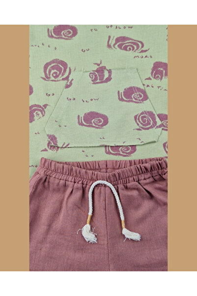 Cassiope Patterned Baby T-Shirt & Shorts Set