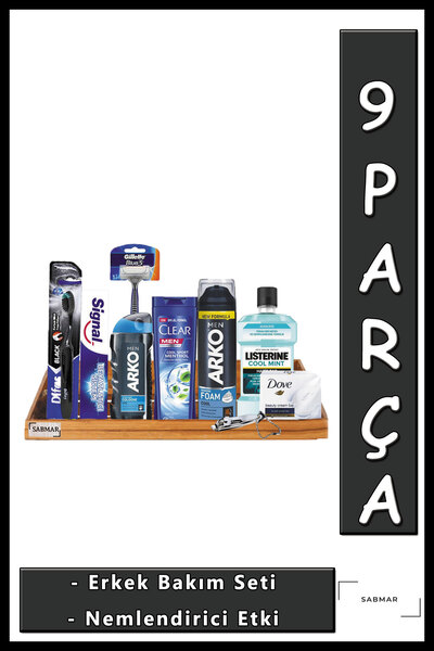 Arko Men Premium 9’lu Erkek Hediye Seti – Özel Günler İçin Erkek Bohça Nişan ...