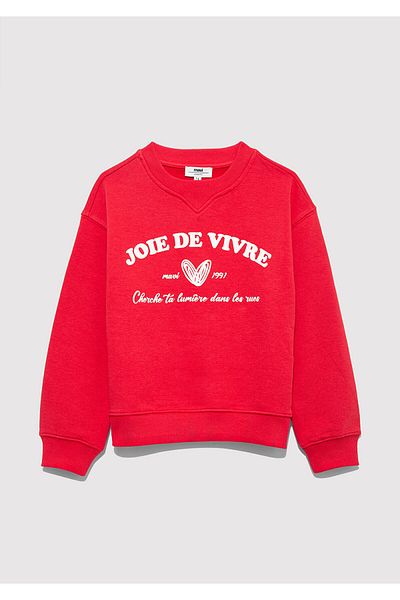 Mavi Printed Red Sweatshirt 7S10131-84538